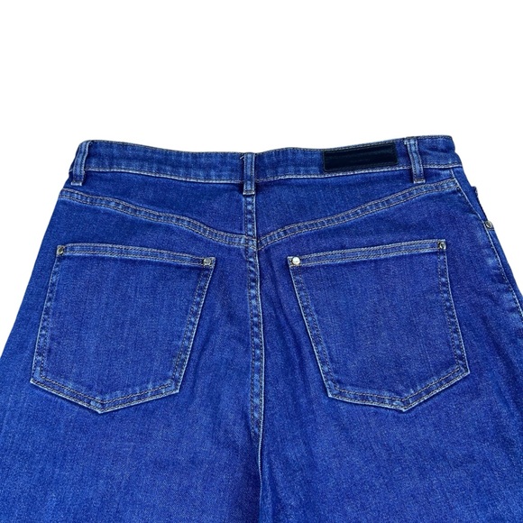 Sonia Rykiel Womens Bootcut Jeans Sz 40 / 31x32 High Rise Button Closure Luxury - Picture 9 of 16